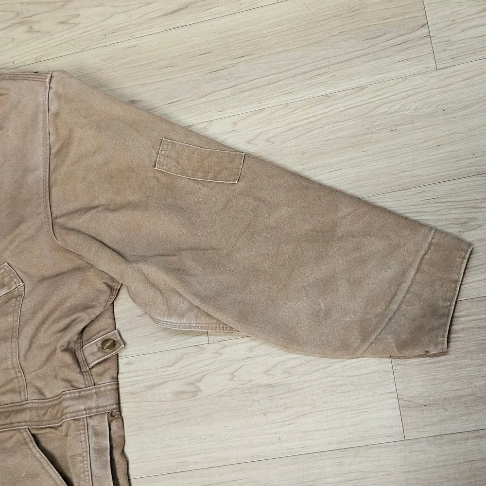 Carhartt X01 BRN Insulated Duck Canvas Coveralls Mens 54 Short Brown Made In USA